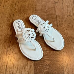 Circus by Sam Edelman Flat, Slide White Sandals